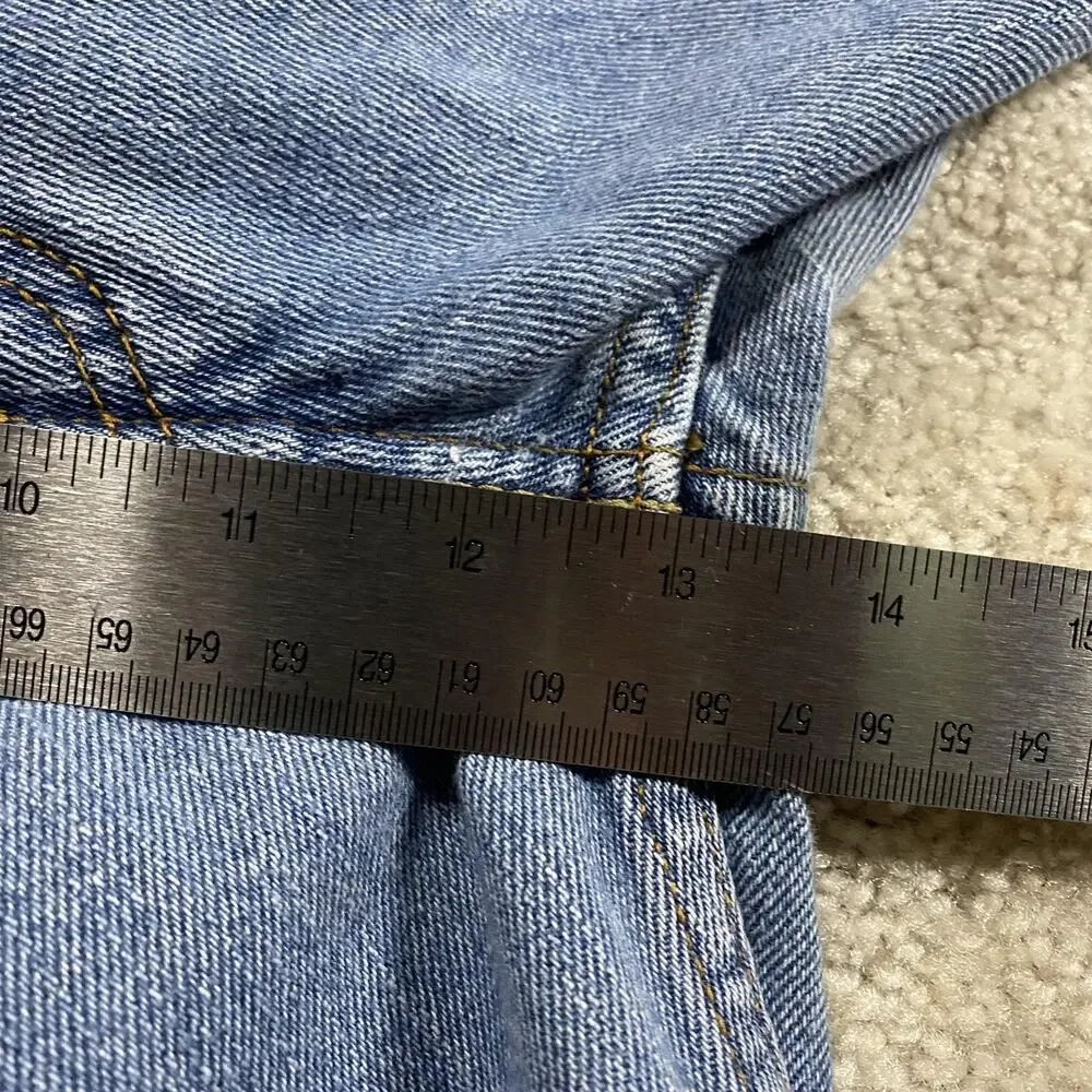 Y2K Levis 505 Jeans Mens 40x30 Blue Regular Fit Straight Leg Denim Medium Wash